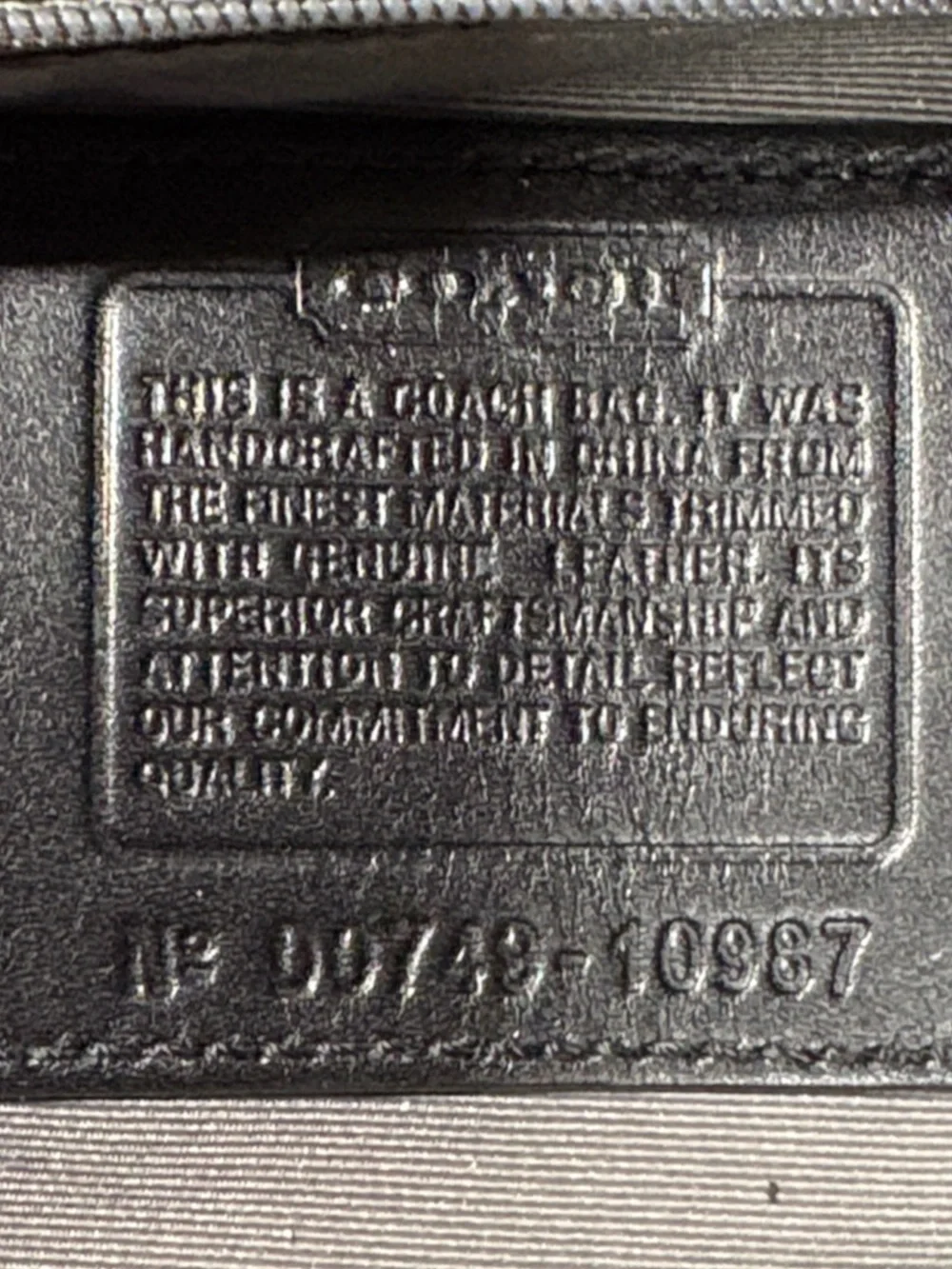 Coach Gallery Tote in Signature Canvas Brown Black Gold F79609 EUC - Picture 2 of 15